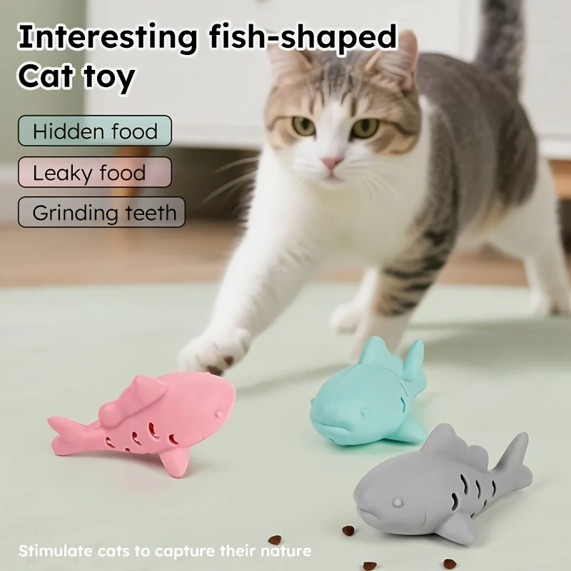 1Pc Interactive Cat &Amp; Dog Toy - Durable Bite-Resistant Design, Hiding Food &Amp; Grinding Teeth Entertainment For Small Pets 1Pc Interactive Cat &Amp; Dog Toy - Durable Bite-Resistant Design, Hiding Food &Amp; Grinding Teeth Entertainment For Small Pets - Image 3