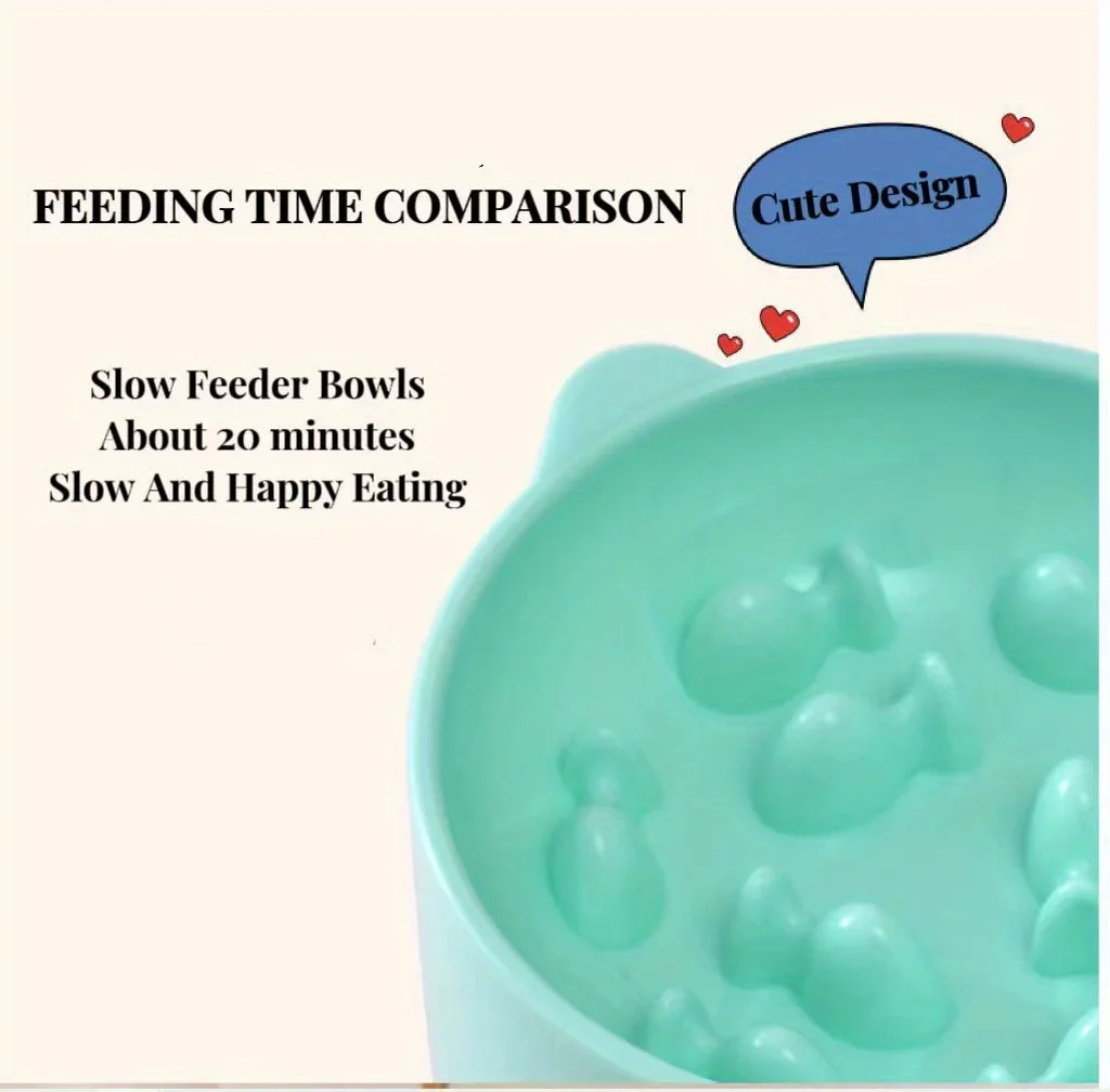 Cat Food Bowl, Rice Bowl, Slow Food, High Feet, Anti Choking Bowl, Cat Basin, Anti Choking, Anti Choking Neck, Relieve Anxiety Cat Food Bowl, Rice Bowl, Slow Food, High Feet, Anti Choking Bowl, Cat Basin, Anti Choking, Anti Choking Neck, Relieve Anxiety - Image 14