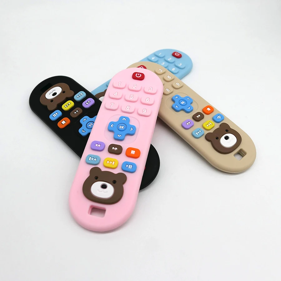 1/4Pcs Children'S Teething Remote Control Silicone Material Baby Teething Toys Simulation Remote Control Toys Teething Teether 1/4Pcs Children'S Teething Remote Control Silicone Material Baby Teething Toys Simulation Remote Control Toys Teething Teether - Image 2