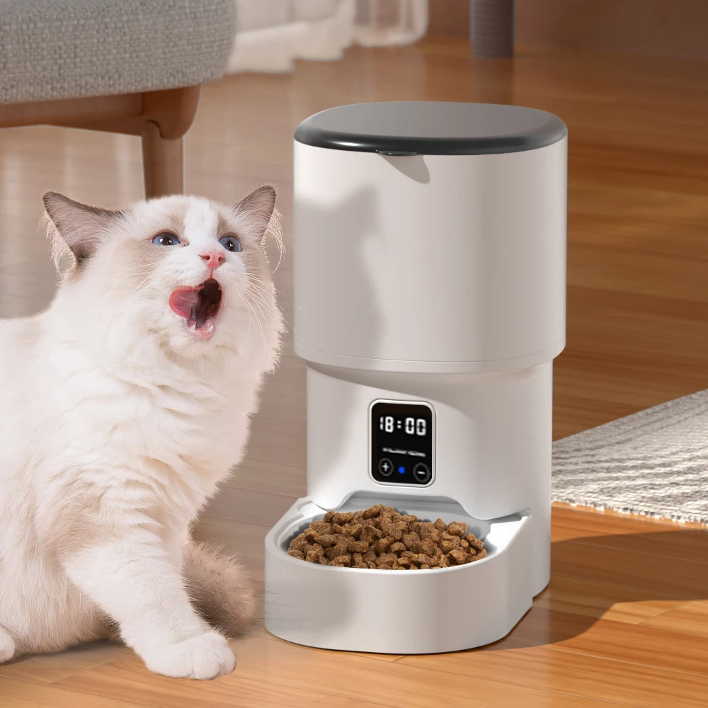 Automatic Cat Feeder With Camera, Video Pet Feeder, 2.4G Cat Food Dispenser, Automatic Dog Feeder Automatic Cat Feeder With Camera, Video Pet Feeder, 2.4G Cat Food Dispenser, Automatic Dog Feeder - Image 6