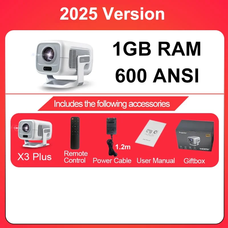 Hd-Projektor Mit Nativer 1080P-Auflösung, 4K-Unterstützung, Wlan 6, Bluetooth 5.4 &Amp; Android – Tragbarer Led-Heimkino-Projektor Hd-Projektor Mit Nativer 1080P-Auflösung, 4K-Unterstützung, Wlan 6, Bluetooth 5.4 &Amp; Android – Tragbarer Led-Heimkino-Projektor - Image 8