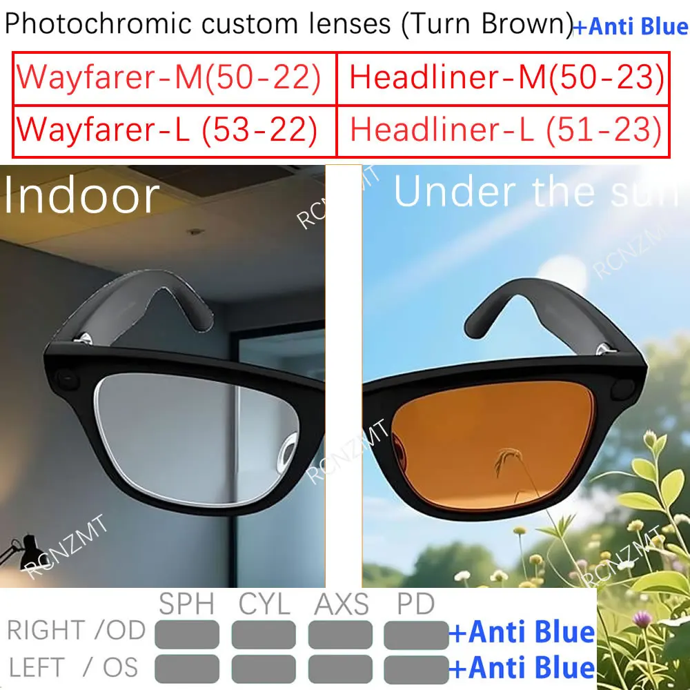 Ersatzgläser Für Ray-Ban Meta Rw4006/Rw4008 – Übergangslinsen Mit Blaulichtschutz Ersatzgläser Für Ray-Ban Meta Rw4006/Rw4008 – Übergangslinsen Mit Blaulichtschutz - Image 4
