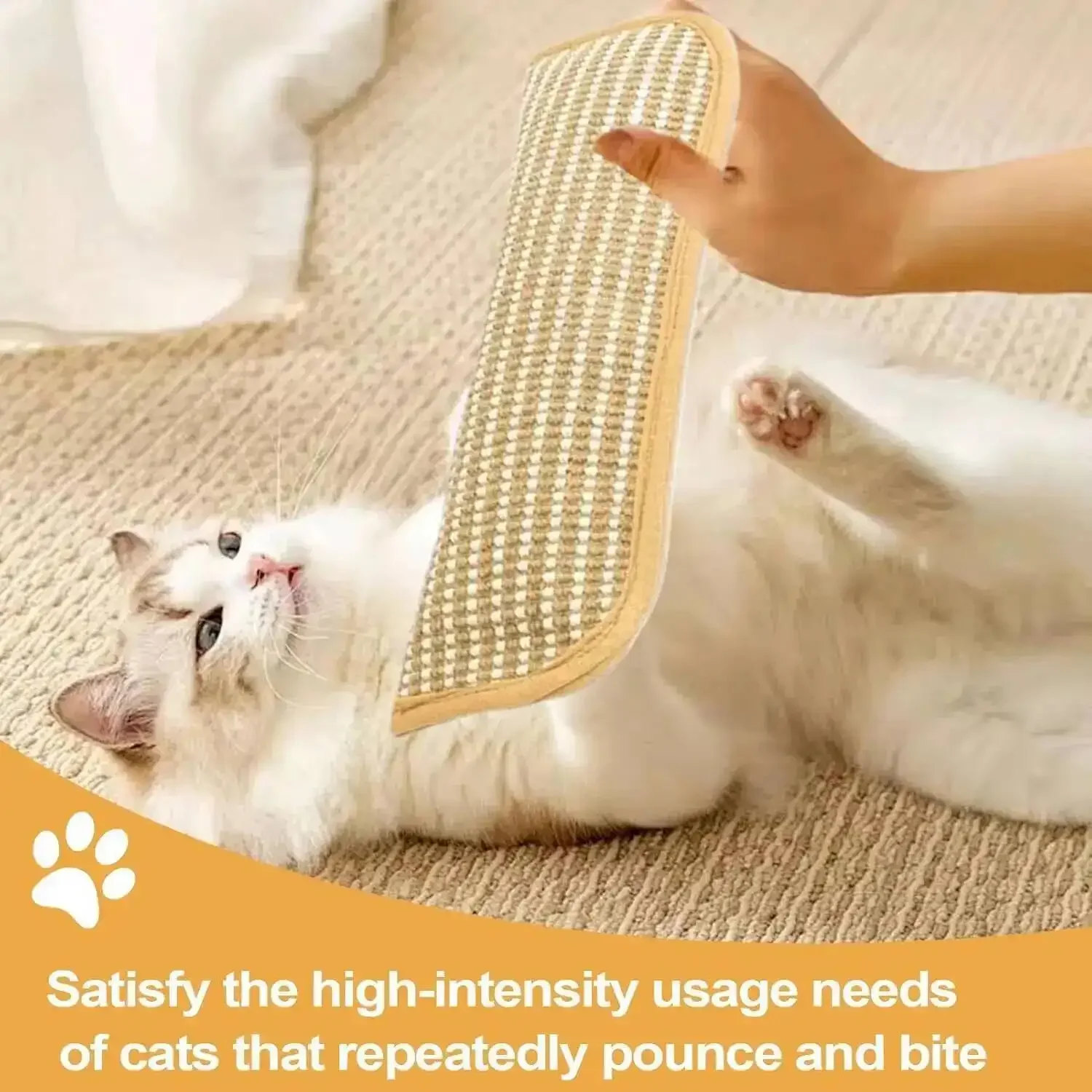 Cat Scratcher Mat Pillow Multi-Functional Cat Chew Toy Wear-Resistant Cat Scratching Toy For Kittens Adult Cats Cat Scratcher Mat Pillow Multi-Functional Cat Chew Toy Wear-Resistant Cat Scratching Toy For Kittens Adult Cats