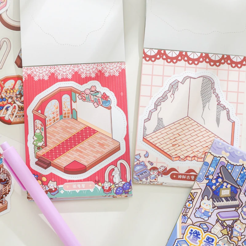 24 Zoo-Wunderland 3D-Szenensticker – Niedliche Tier-Aufkleber Für Scrapbooking, Journaling Und Diy-Dekoration 24 Zoo-Wunderland 3D-Szenensticker – Niedliche Tier-Aufkleber Für Scrapbooking, Journaling Und Diy-Dekoration - Image 5