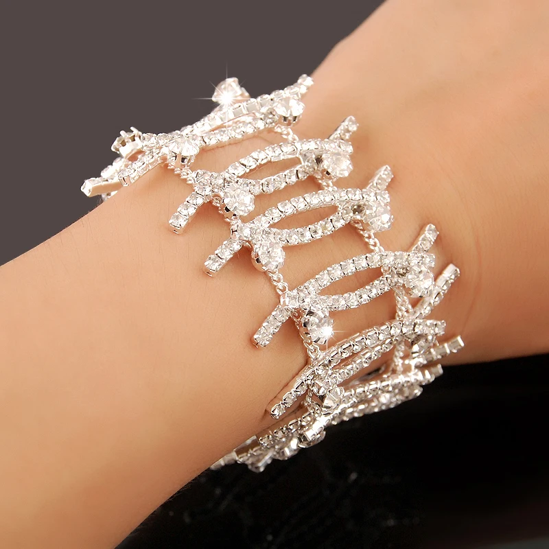 Neue Mode-Charm-Armbänder Aus 925Er Silber, Aaaaa-Zirkon-Kristall, Damen-Armband, Hochzeit, Verlobung, Luxus-Schmuck Neue Mode-Charm-Armbänder Aus 925Er Silber, Aaaaa-Zirkon-Kristall, Damen-Armband, Hochzeit, Verlobung, Luxus-Schmuck - Image 18