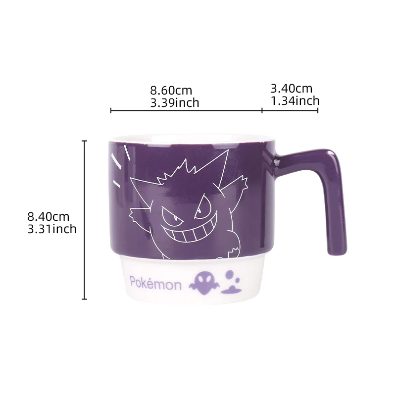 Shunxiang Pokémon Lizenzierte Cartoon-Keramikbecher, Stapelbar, Für Kaffee, Milch, Teetassen, Niedliches Muster, Kinder-Milchbecher, Geschenk Shunxiang Pokémon Lizenzierte Cartoon-Keramikbecher, Stapelbar, Für Kaffee, Milch, Teetassen, Niedliches Muster, Kinder-Milchbecher, Geschenk - Image 5