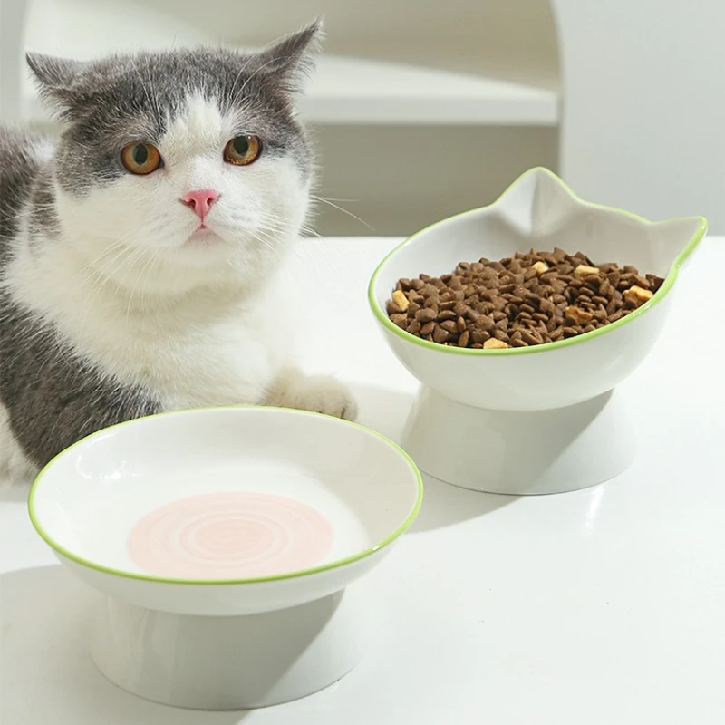 Keramik-Katzenschüssel Mit Schrägem Rand – Rutschfester Futternapf Keramik-Katzenschüssel Mit Schrägem Rand – Rutschfester Futternapf - Image 2