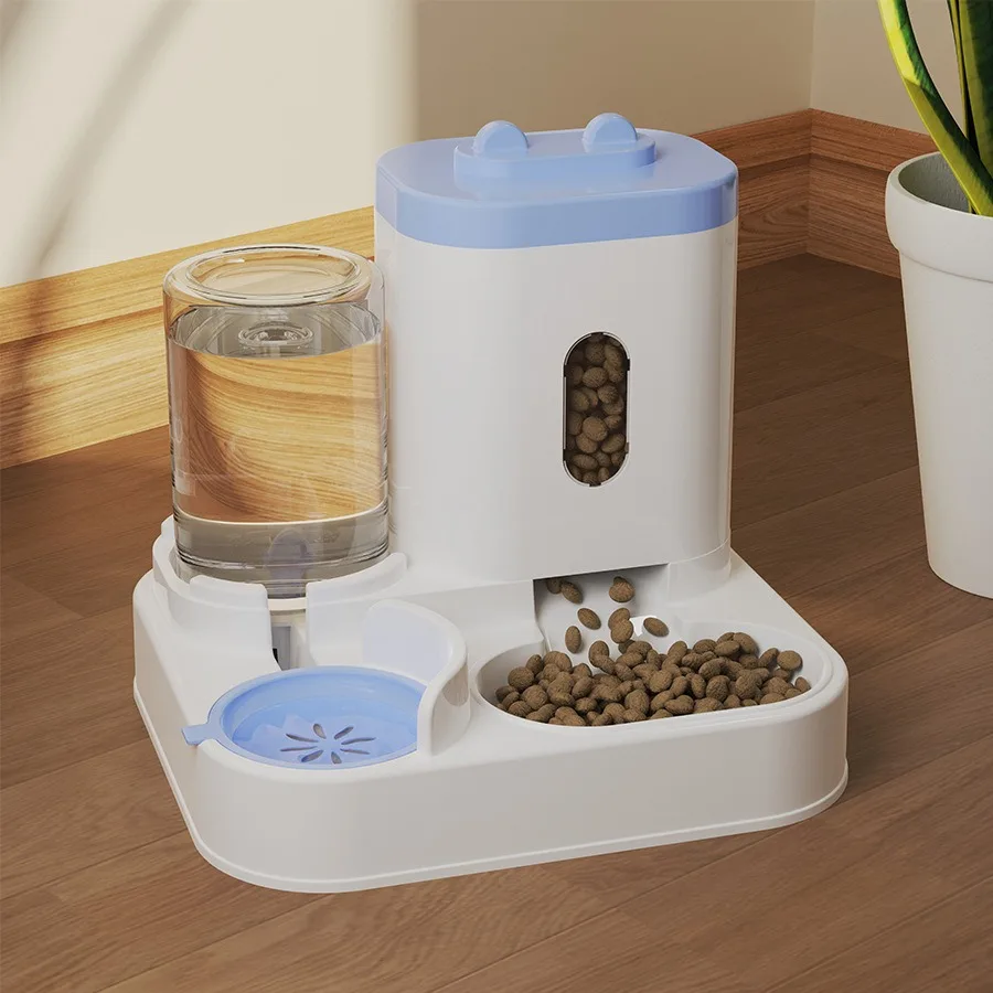 Automatischer Katzenfutterautomat Hundefutterschüssel Auto-Wasserspender Große Kapazität Tierfutter-Aufbewahrungsspender Kätzchen-Welpen-Zubehör Automatischer Katzenfutterautomat Hundefutterschüssel Auto-Wasserspender Große Kapazität Tierfutter-Aufbewahrungsspender Kätzchen-Welpen-Zubehör - Image 9
