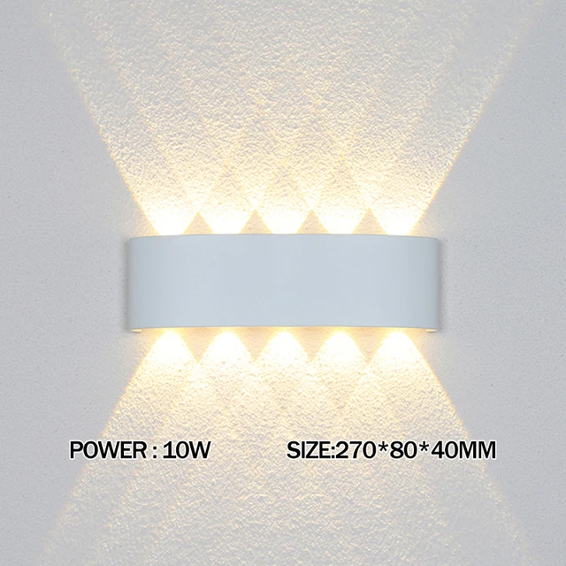 Led Wand Licht Ip65 Im Freien Wasserdichte Garten Zaun Aluminium Innen Mode Wand Lampe Für Schlafzimmer Nacht Wohnzimmer Treppen Led Wand Licht Ip65 Im Freien Wasserdichte Garten Zaun Aluminium Innen Mode Wand Lampe Für Schlafzimmer Nacht Wohnzimmer Treppen – Bild 7