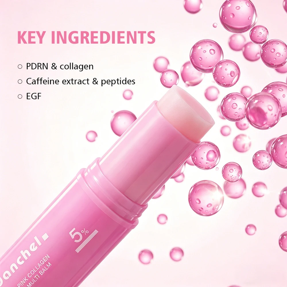 Pdrn Pink Collagen Balm Stick Straffend Tiefenwirksame Hydratation Feuchtigkeitsspendend Kollagen Strahlender Tragbarer Stick Für Augen- Und Halsfalten Pdrn Pink Collagen Balm Stick Straffend Tiefenwirksame Hydratation Feuchtigkeitsspendend Kollagen Strahlender Tragbarer Stick Für Augen- Und Halsfalten - Image 5