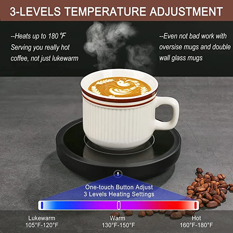 110V/220V Tasse Heizung Kaffee Becher Wärmer Heißer Tee Maker Heizung Pad Wärmer Untersetzer Elektrische Heißer Platte Kaffee Heizung Für Tee Milch 110V/220V Tasse Heizung Kaffee Becher Wärmer Heißer Tee Maker Heizung Pad Wärmer Untersetzer Elektrische Heißer Platte Kaffee Heizung Für Tee Milch - Image 3