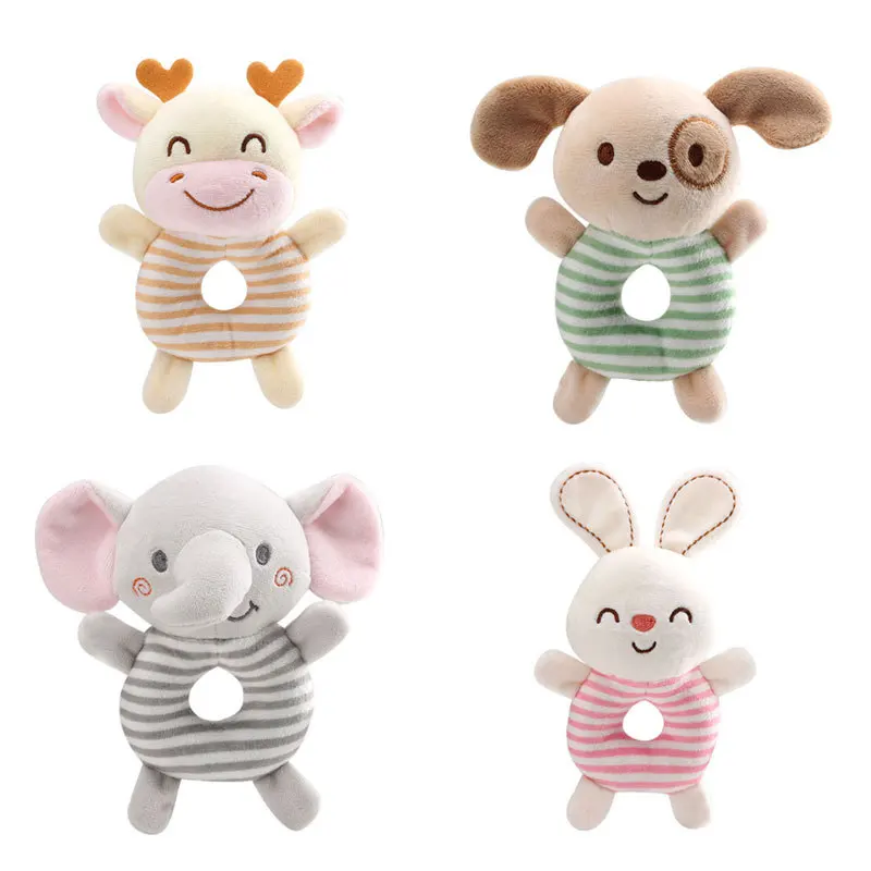 New Baby Rattle Toys Cartoon Animals Plush Infant Hand Ring Bed Toys For Newborn 0-24 Months Toddler Early Educational Toy New Baby Rattle Toys Cartoon Animals Plush Infant Hand Ring Bed Toys For Newborn 0-24 Months Toddler Early Educational Toy