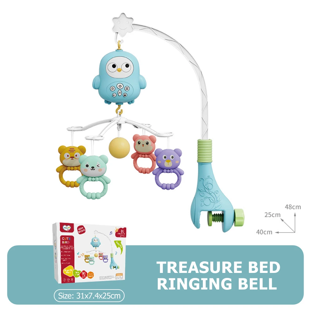 Baby Crib Mobile With Projector And Night Light, Remote Control Musical Rotating Toy With Soothing Lullabies For Newborns Baby Crib Mobile With Projector And Night Light, Remote Control Musical Rotating Toy With Soothing Lullabies For Newborns - Image 10