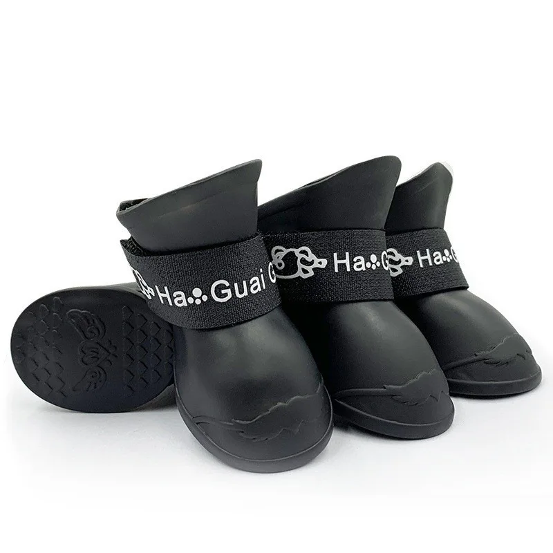 Haustier-Silikon-Regenschuhe, Schmutzabweisend, Rutschfest, Wasserdicht, Hundeschuhe, Weicher Boden, Kleine Hunde, Katzen, Teddy-Schuhe Haustier-Silikon-Regenschuhe, Schmutzabweisend, Rutschfest, Wasserdicht, Hundeschuhe, Weicher Boden, Kleine Hunde, Katzen, Teddy-Schuhe - Image 7