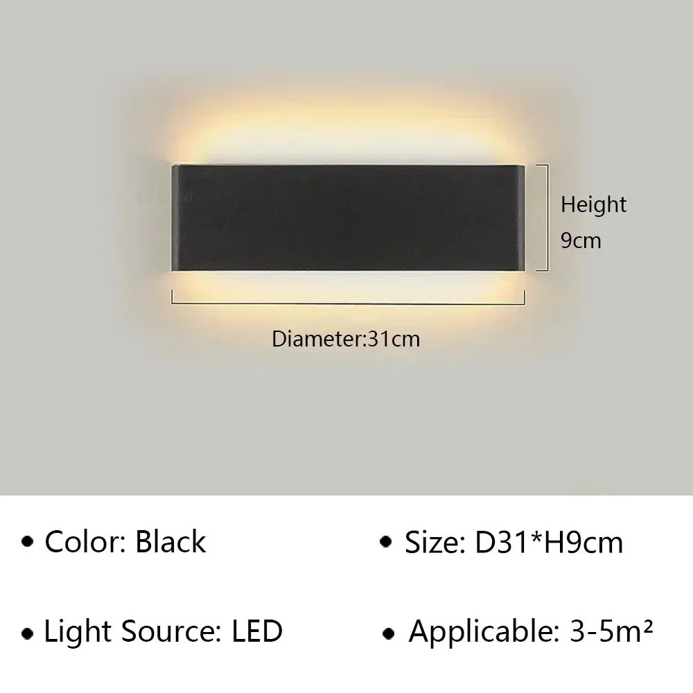 Moderne Led-Wandleuchte Für Nachttisch, Wohnzimmer, Treppen, Gang, Badezimmer, Heimdekoration, Wandleuchte, Innenbeleuchtung, Glanz Moderne Led-Wandleuchte Für Nachttisch, Wohnzimmer, Treppen, Gang, Badezimmer, Heimdekoration, Wandleuchte, Innenbeleuchtung, Glanz - Image 14