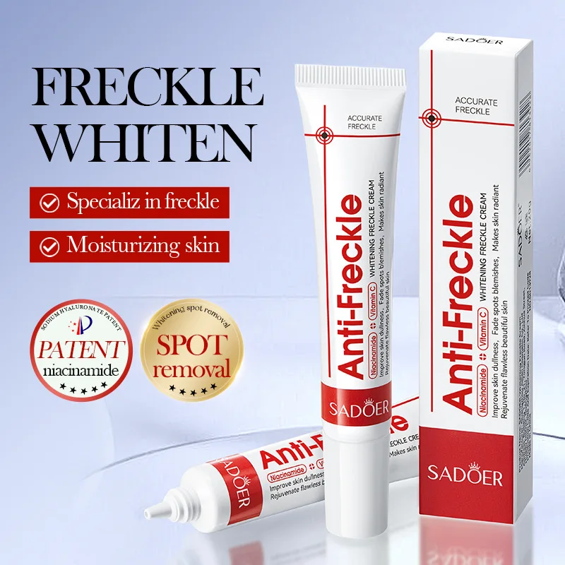 Sadoer Anti-Sommersprossen-Creme Gesichtsaufhellungscreme Fleckenentferner Anti-Aging Feuchtigkeitsspendende Sommersprossen-Entfernungs-Gesichtscreme Hautpflege Sadoer Anti-Sommersprossen-Creme Gesichtsaufhellungscreme Fleckenentferner Anti-Aging Feuchtigkeitsspendende Sommersprossen-Entfernungs-Gesichtscreme Hautpflege - Image 3