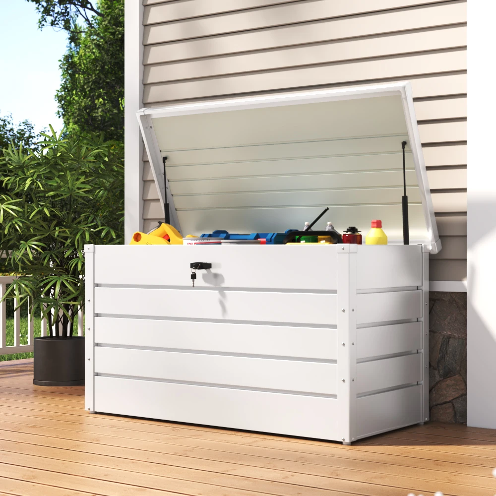 【 Breeins 】 Wetter Beständige Harzdeck-Aufbewahrung Behälter Box Gartenmöbel Im Freien 【 Breeins 】 Wetter Beständige Harzdeck-Aufbewahrung Behälter Box Gartenmöbel Im Freien - Image 3