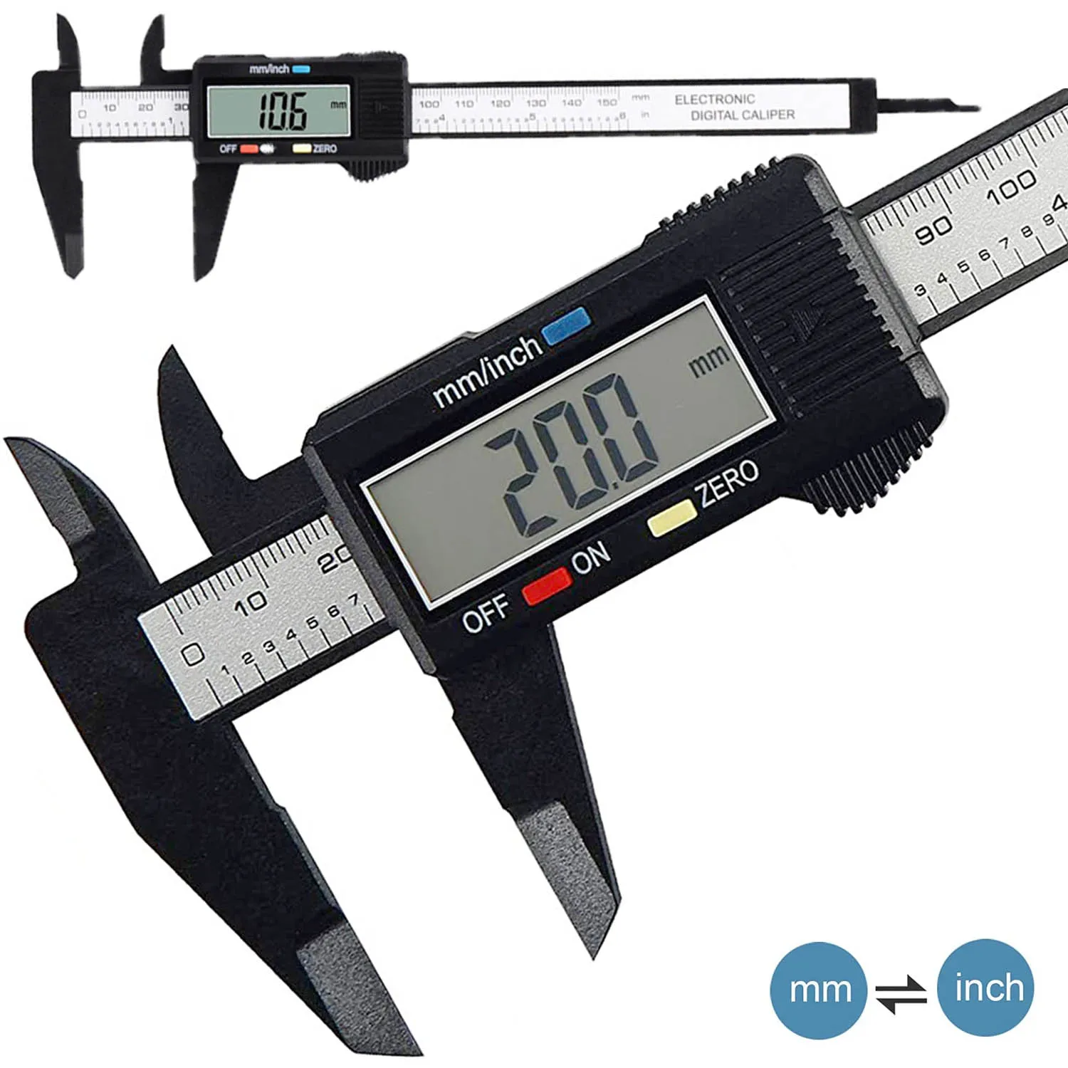 150Mm 100Mm Elektronischer Digitaler Messschieber Kohlefaser Zifferblatt Messschieber Mikrometer Messwerkzeug Digitales Lineal 150Mm 100Mm Elektronischer Digitaler Messschieber Kohlefaser Zifferblatt Messschieber Mikrometer Messwerkzeug Digitales Lineal