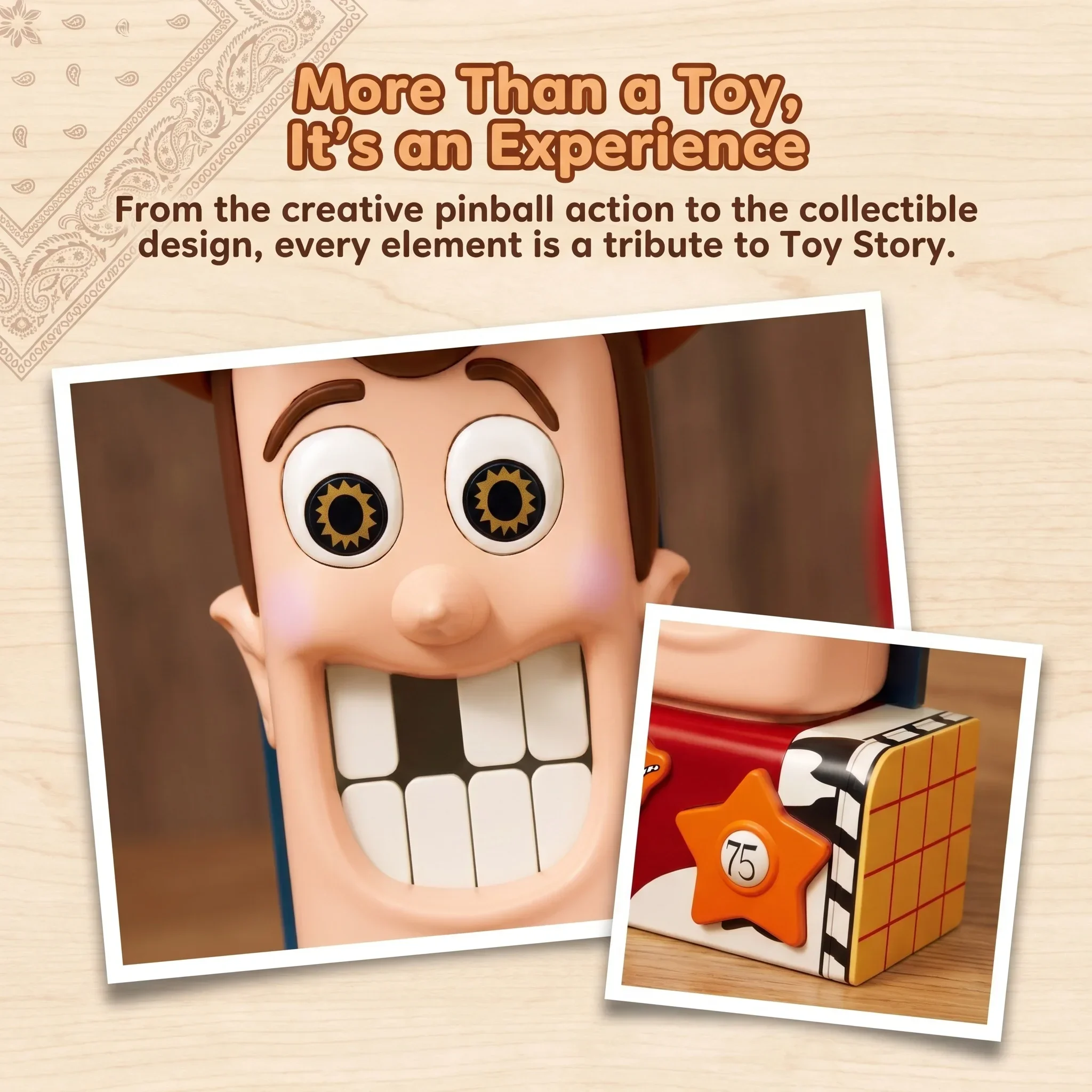 Toy Story Woody Große Zähne Kreatives Montage-Baustein-Modellset Desktop-Wurfspiel Party-Unterhaltungsspielzeug Fan-Geschenke Toy Story Woody Große Zähne Kreatives Montage-Baustein-Modellset Desktop-Wurfspiel Party-Unterhaltungsspielzeug Fan-Geschenke - Image 4