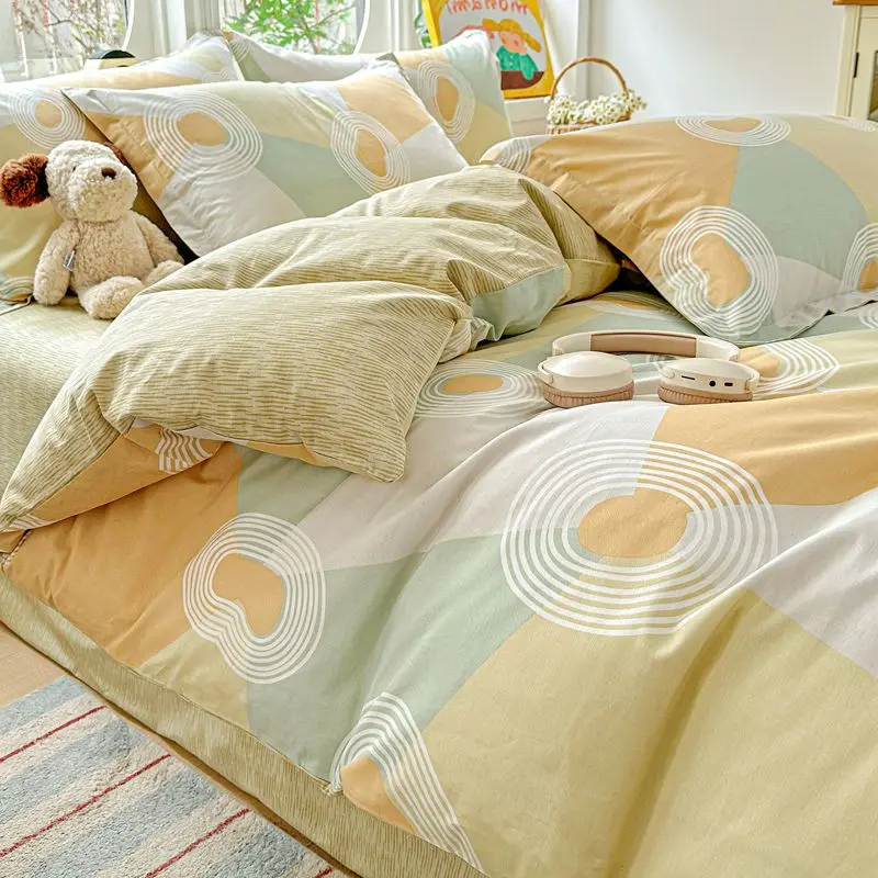 100% Cotton Bedding Set Duvet Set, Quilt Cover Pillow Sham, Wrinkle Free Machine Washable, All Season Comfort 240X220 100% Cotton Bedding Set Duvet Set, Quilt Cover Pillow Sham, Wrinkle Free Machine Washable, All Season Comfort 240X220 - Image 3