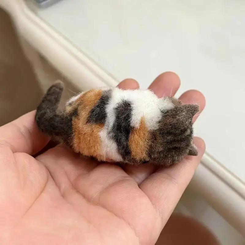 Schafe Filz Poke Katze Handgemachte Material Tasche Für Anfänger Diy Wolle Nadel Filzen Simulation Kreative Tier Geschenke Schafe Filz Poke Katze Handgemachte Material Tasche Für Anfänger Diy Wolle Nadel Filzen Simulation Kreative Tier Geschenke - Image 5