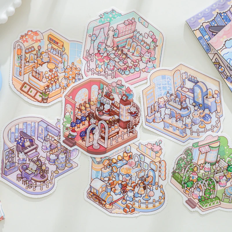 24 Zoo-Wunderland 3D-Szenensticker – Niedliche Tier-Aufkleber Für Scrapbooking, Journaling Und Diy-Dekoration 24 Zoo-Wunderland 3D-Szenensticker – Niedliche Tier-Aufkleber Für Scrapbooking, Journaling Und Diy-Dekoration - Image 4