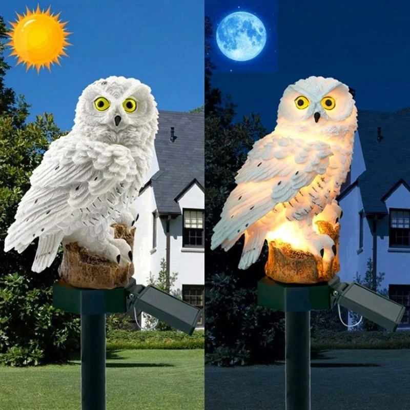 Solar-Eulen-Bodenleuchte Led Außenhoflampe Gartenleuchte Wasserdichte Pfahlleuchte Wegbeleuchtung Solar-Terrassen-Bodenlaterne Solar-Eulen-Bodenleuchte Led Außenhoflampe Gartenleuchte Wasserdichte Pfahlleuchte Wegbeleuchtung Solar-Terrassen-Bodenlaterne - Image 3