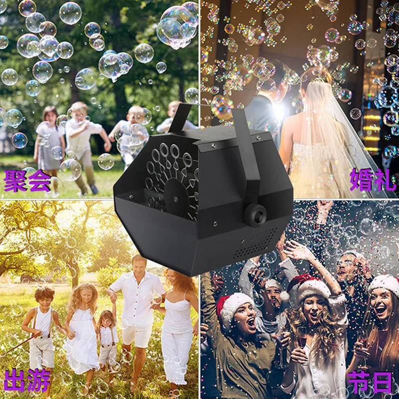 60W Bühnen-Blasenmaschine Mit Fernbedienung – Seifenblasenmaschine Für Disco, Dj, Hochzeit, Pub Und Partys 60W Bühnen-Blasenmaschine Mit Fernbedienung – Seifenblasenmaschine Für Disco, Dj, Hochzeit, Pub Und Partys - Image 6