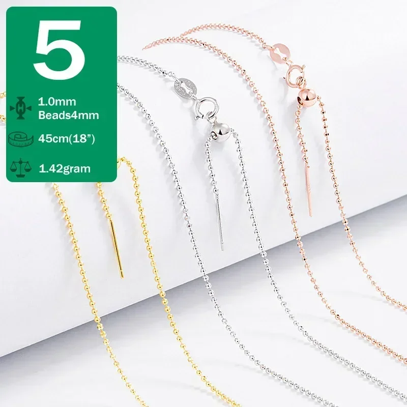 Trustdavis Real 925 Silver Box Cross Chain Fashion Universal Necklace For Women Daily Diy Pendant Necklace Fine Jewelry Dc27 Trustdavis Real 925 Silver Box Cross Chain Fashion Universal Necklace For Women Daily Diy Pendant Necklace Fine Jewelry Dc27 - Image 10