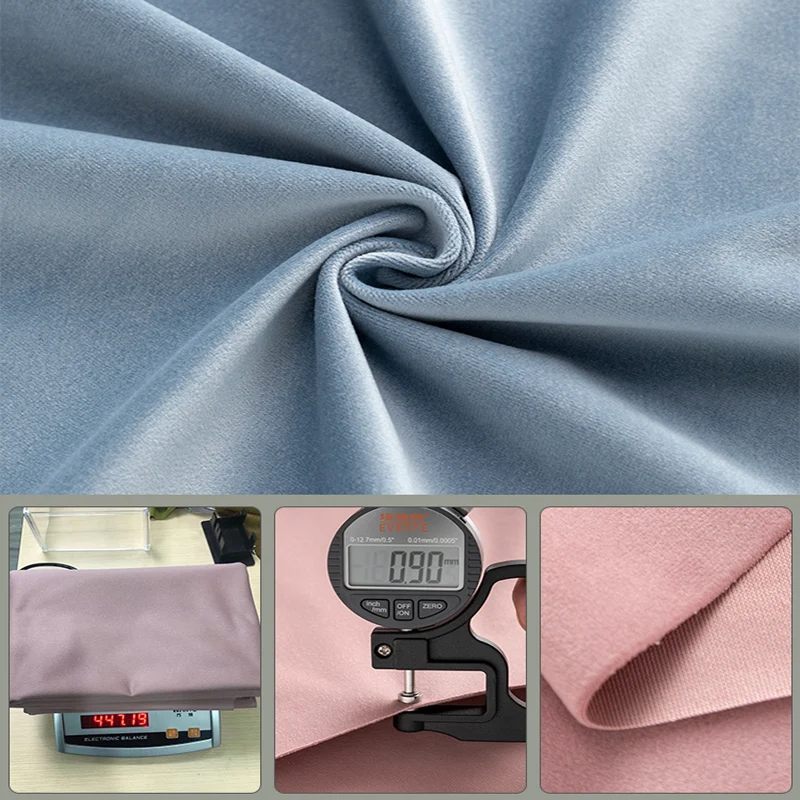 Velvet Fabric For Sofa Chairs Upholstery Fabrics Thicken Home Decoration Accessories By Half Meter Velvet Fabric For Sofa Chairs Upholstery Fabrics Thicken Home Decoration Accessories By Half Meter - Image 4