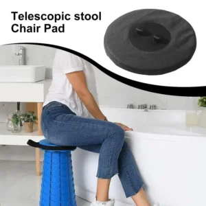 Telescopic Stool Cushion Waterproof Oxford Cloth Round Seat Cushion for Foldable Stool for Hiking Lawn Outdoor Gardening Travel