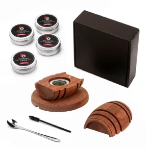 Cocktail Smoker Set – Unique Beer Barrel Design, Vintage Smoked Whiskey, Wine, and Cocktails