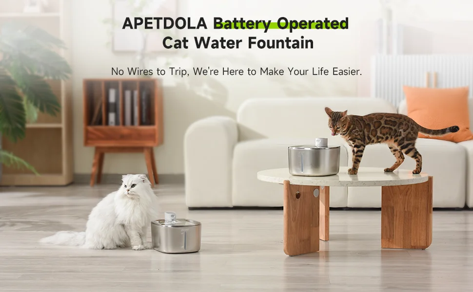 Apetdola 4L Drahtlose Katze Wasser Brunnen Auto Sensor Trinkbrunnen Für Katzen Hund Trinker Haustier Wassersp Ender Zubehör Apetdola 4L Drahtlose Katze Wasser Brunnen Auto Sensor Trinkbrunnen Für Katzen Hund Trinker Haustier Wassersp Ender Zubehör - Image 8