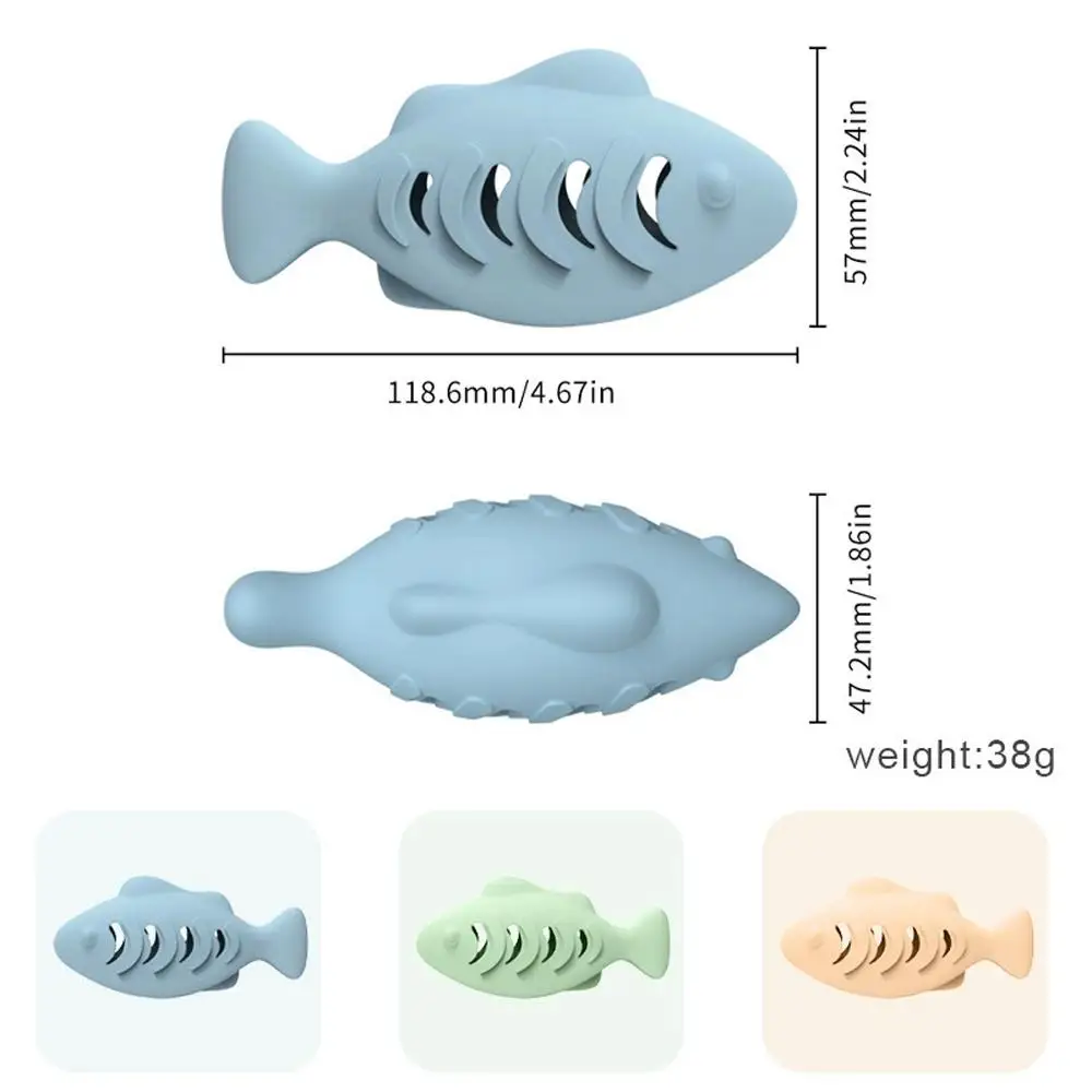Interactive Cat Toy Food Dispenser For Indoor Cats Blue Treat &Amp; Catnip Stuffer Engaging Silicone Fish Chew Toy Dental Care Interactive Cat Toy Food Dispenser For Indoor Cats Blue Treat &Amp; Catnip Stuffer Engaging Silicone Fish Chew Toy Dental Care - Image 15