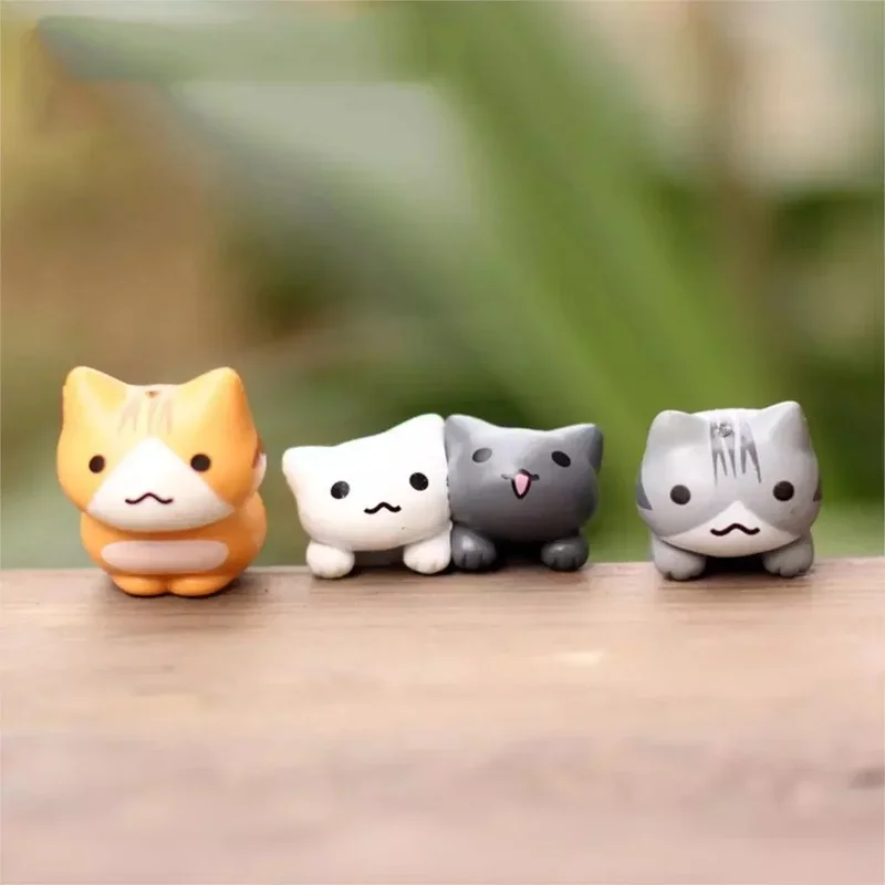 6Pcs/Set Cartoon Lucky Cat Home Garden Bonsai Decorations Miniatures Gift Lovely Micro Landscape Kitten Miniature Craft 6Pcs/Set Cartoon Lucky Cat Home Garden Bonsai Decorations Miniatures Gift Lovely Micro Landscape Kitten Miniature Craft - Image 6