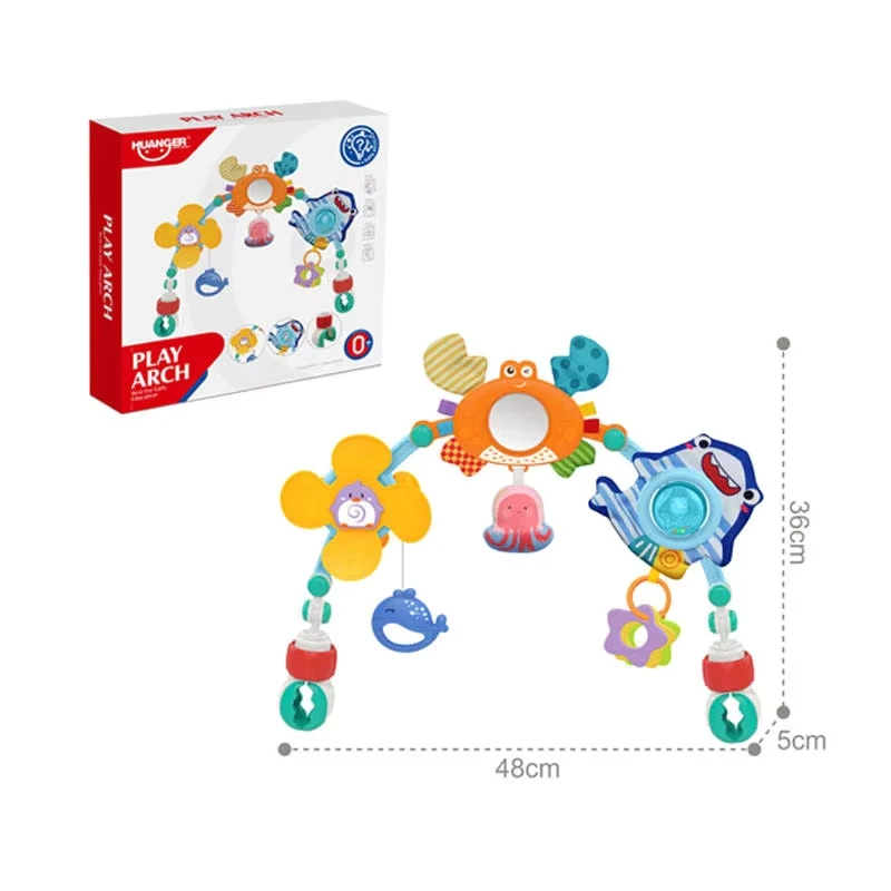 Krippe Hängende Glocke Kinderwagen Bogen Clip Faltbare Sonnenblume Baby Interaktive Regenbogen Spielzeug Infant Greifen Übung Für Sohn Tochter Geschenk Krippe Hängende Glocke Kinderwagen Bogen Clip Faltbare Sonnenblume Baby Interaktive Regenbogen Spielzeug Infant Greifen Übung Für Sohn Tochter Geschenk - Image 8