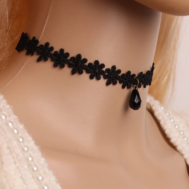 Koreanische Mode Samt Choker Halskette Für Frauen Vintage Sexy Spitze Halskette Mit Anhängern Gothic Mädchen Hals Schmuck Zubehör Koreanische Mode Samt Choker Halskette Für Frauen Vintage Sexy Spitze Halskette Mit Anhängern Gothic Mädchen Hals Schmuck Zubehör - Image 24