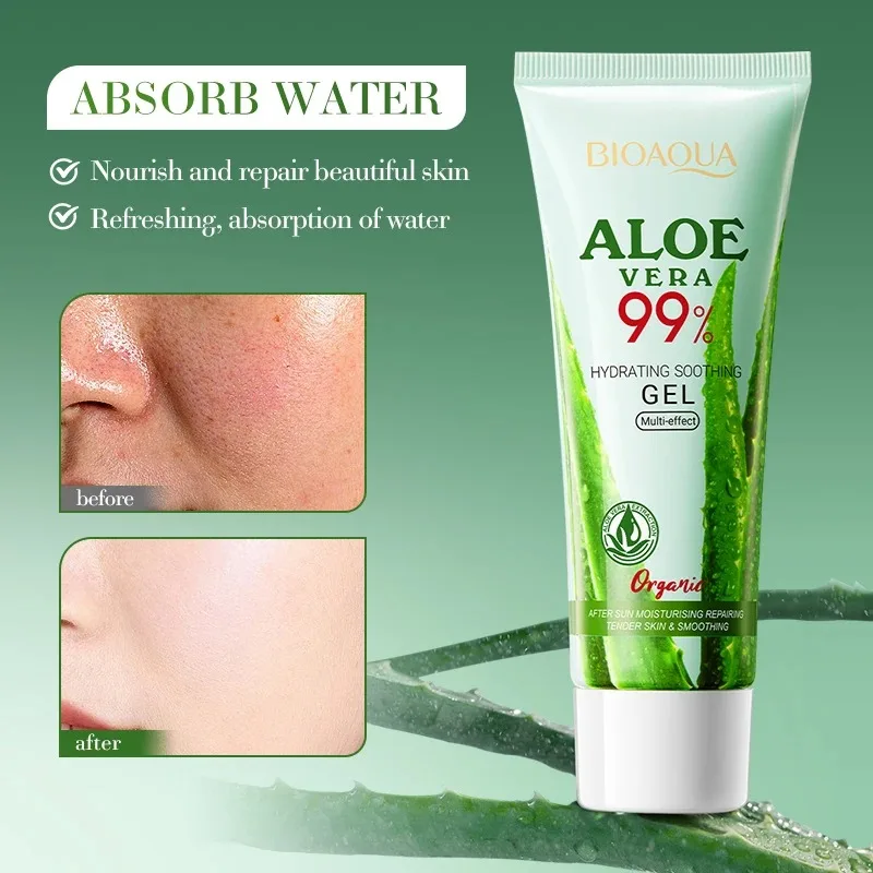 Feuchtigkeitsspendendes Aloe Vera Gel Ist Für Gesicht Und Körper Geeignet, Hydratisierend Und Feuchtigkeitsspendend, Repariert Sonnenbrand, Geeignet Für Empfindliche Haut Und Aknebehandlung. Feuchtigkeitsspendendes Aloe Vera Gel Ist Für Gesicht Und Körper Geeignet, Hydratisierend Und Feuchtigkeitsspendend, Repariert Sonnenbrand, Geeignet Für Empfindliche Haut Und Aknebehandlung. - Image 5