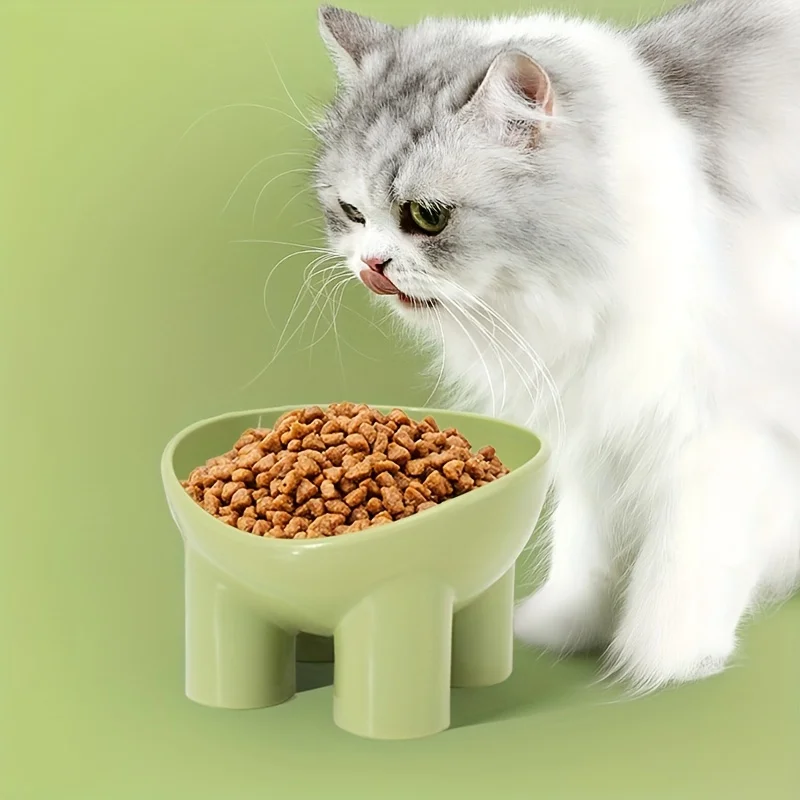 Elevated Cat Bowl With Stand - Durable Plastic Pet Food &Amp; Water Dish, Sleek Modern Neck-Friendly Feeding For Cats &Amp; Dogs Elevated Cat Bowl With Stand - Durable Plastic Pet Food &Amp; Water Dish, Sleek Modern Neck-Friendly Feeding For Cats &Amp; Dogs - Image 14