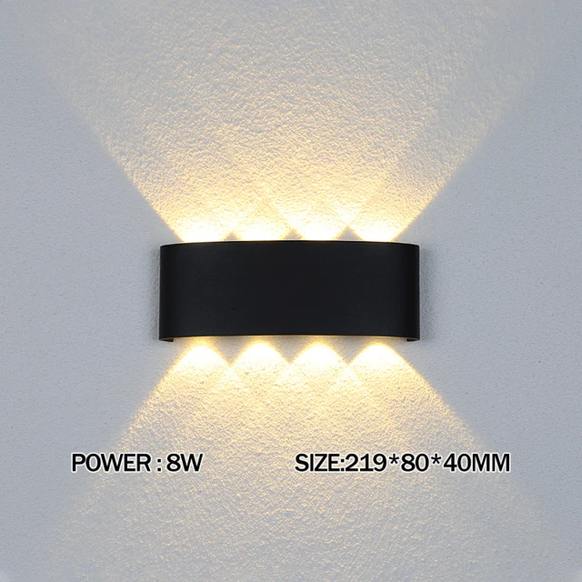Led Wand Licht Ip65 Im Freien Wasserdichte Garten Zaun Aluminium Innen Mode Wand Lampe Für Schlafzimmer Nacht Wohnzimmer Treppen Led Wand Licht Ip65 Im Freien Wasserdichte Garten Zaun Aluminium Innen Mode Wand Lampe Für Schlafzimmer Nacht Wohnzimmer Treppen – Bild 6