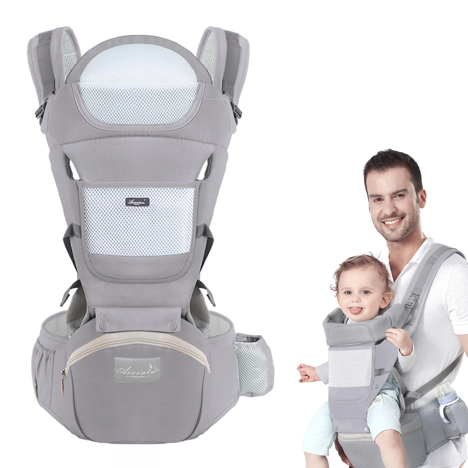 Babytrage Ergonomischer Multifunktionaler Hüfthocker Für Neugeborene Bis Kleinkinder Mehrzweck-Zubehör Für Vor- Und Nach-Känguru-Taschen Babytrage Ergonomischer Multifunktionaler Hüfthocker Für Neugeborene Bis Kleinkinder Mehrzweck-Zubehör Für Vor- Und Nach-Känguru-Taschen