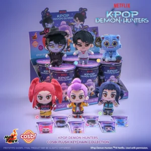 Hot Toys K-POP Demon Hunters Cosbi Plüsch-Schlüsselanhänger-Kollektion Rumi Zoey Mira Jinu Derpy Blind Box Mysteriöse Geschenke