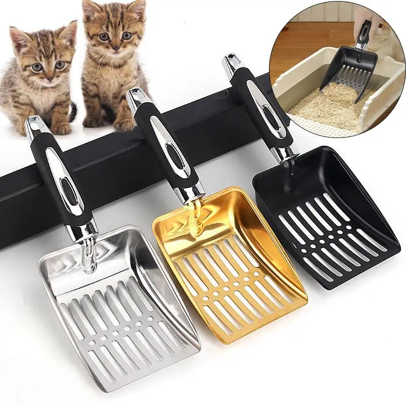 Haustier-Reinigungswerkzeug, Haustierprodukte, Metallschaufel Mit Langem Griff, Katzenstreu-Reinigung Für Hunde Und Katzen, Zubehör Zur Reinigung Von Kot, Katzenstreu-Schaufel Haustier-Reinigungswerkzeug, Haustierprodukte, Metallschaufel Mit Langem Griff, Katzenstreu-Reinigung Für Hunde Und Katzen, Zubehör Zur Reinigung Von Kot, Katzenstreu-Schaufel - Image 2
