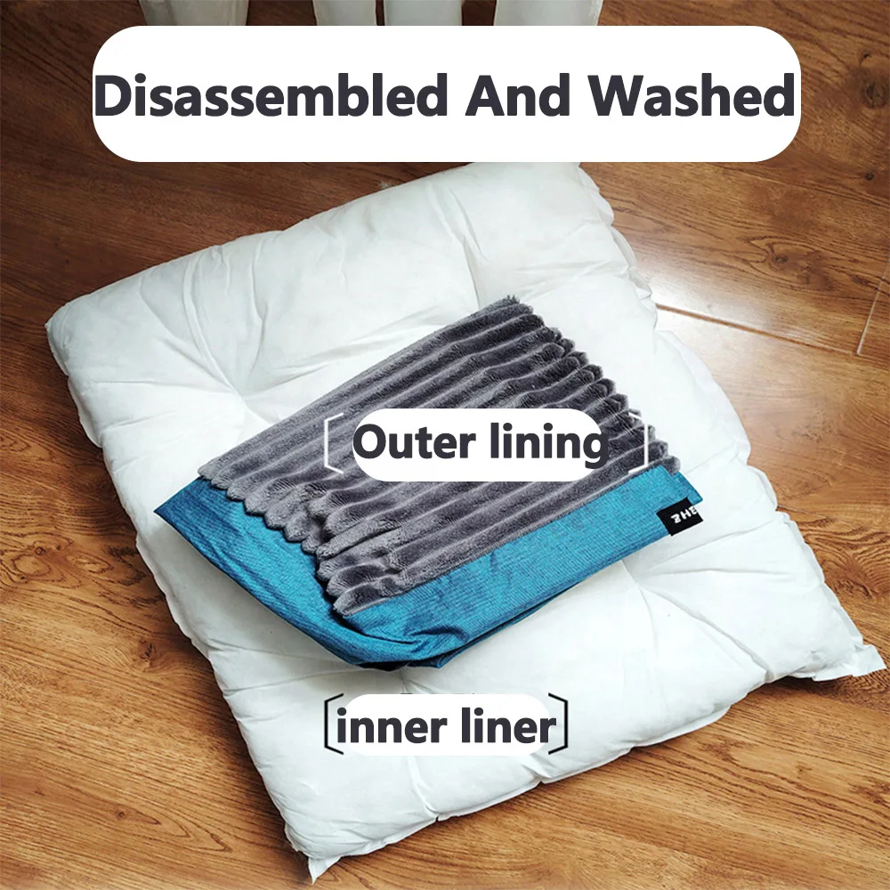 Verdickte Weiche Haustierbett, Hundebett, Superweiche Katzenbettmatratze, Winter, Warme, Bequeme Schlafmatte Für Katzen, Hunde, Plüsch-Katzenmatte, Haus Verdickte Weiche Haustierbett, Hundebett, Superweiche Katzenbettmatratze, Winter, Warme, Bequeme Schlafmatte Für Katzen, Hunde, Plüsch-Katzenmatte, Haus - Image 3