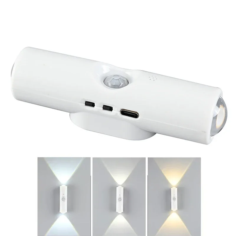 Led-Nachtlicht Mit Bewegungssensor, Rgb-Farbverlauf, Umgebungslicht, Dimmbar, Magnetische Treppenlampe Für Eingangsbereich, Nachttisch, Schreibtisch, Kleiderschrank Led-Nachtlicht Mit Bewegungssensor, Rgb-Farbverlauf, Umgebungslicht, Dimmbar, Magnetische Treppenlampe Für Eingangsbereich, Nachttisch, Schreibtisch, Kleiderschrank - Image 9