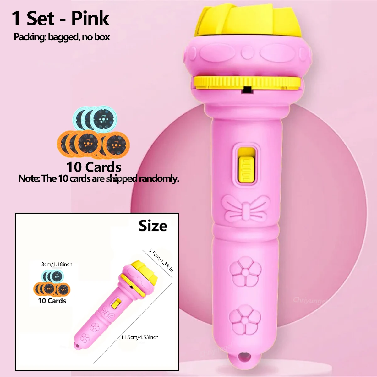 Projector Flashlight For Kids 10 Cards 80 Patterns Bedtime Toys Cartoon Light Educational Toy Gift For Toddler Boys Girls Projector Flashlight For Kids 10 Cards 80 Patterns Bedtime Toys Cartoon Light Educational Toy Gift For Toddler Boys Girls - Image 10
