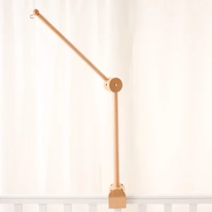 Krippe Mobile Bett Glocke Bogen Halterung Baby 0-12Months Holz Mobile Hängen Rasseln Spielzeug Musik Box Halter Dekorative Arm Halterung geschenk