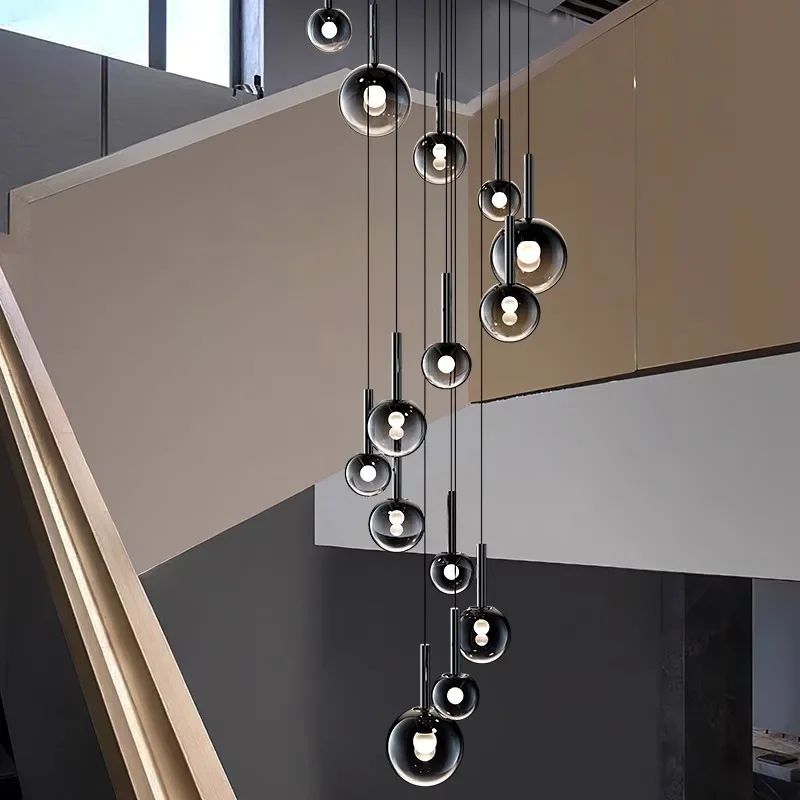 Moderne Wohnkultur Led-Leuchten Pendelleuchte Lampen Für Treppenhaus Kronleuchter Für Wohnzimmer Hängeleuchte Innenbeleuchtung Moderne Wohnkultur Led-Leuchten Pendelleuchte Lampen Für Treppenhaus Kronleuchter Für Wohnzimmer Hängeleuchte Innenbeleuchtung - Image 3