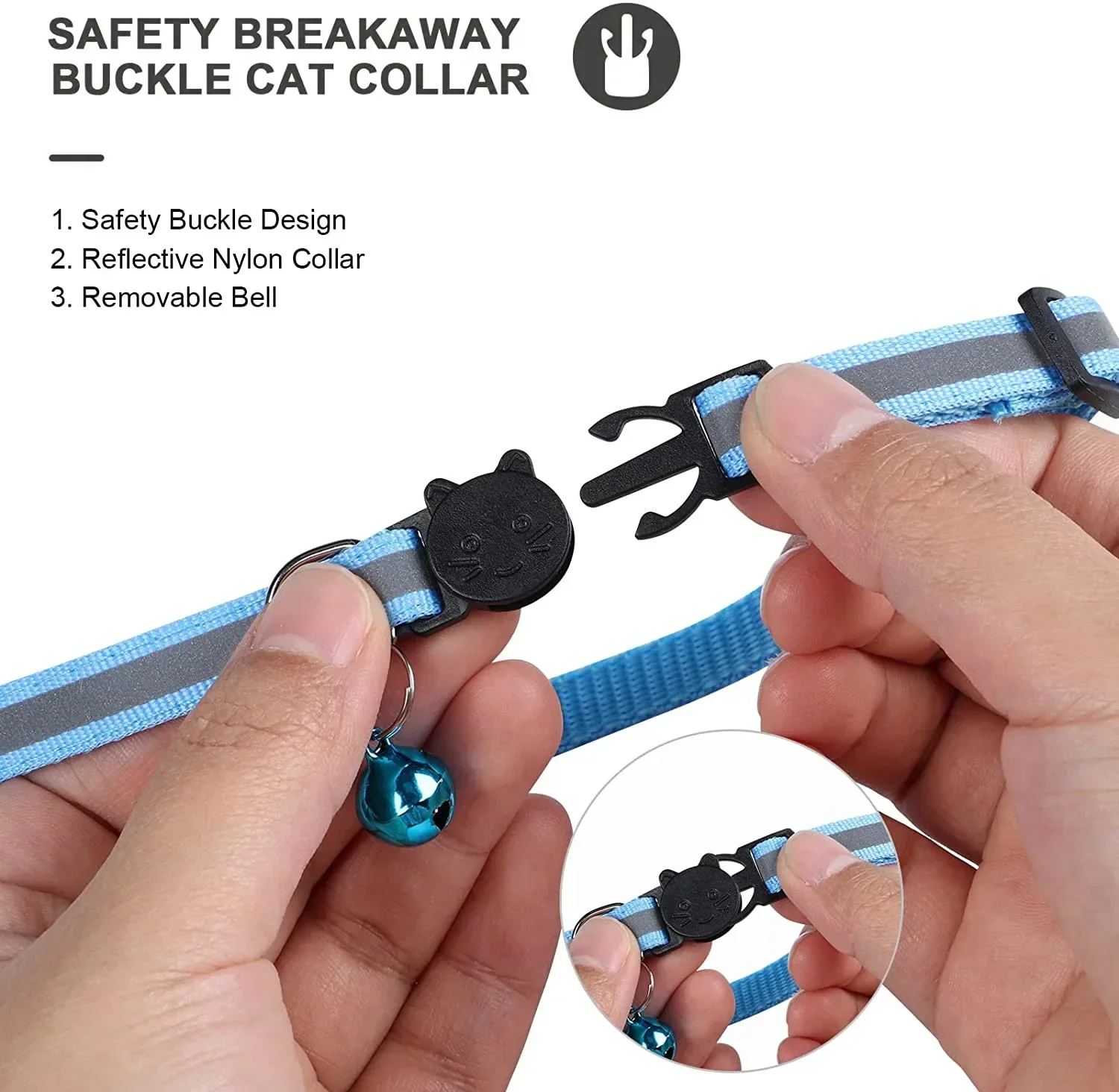 Katzen-Gps-Tracker-Halsband, Wasserdicht, Anti-Verlust-Haustier-Tracker, Bluetooth-Locator Für Haustiere, Leichtes Intelligentes Halsband Für Sichere Haustier-Tracking Katzen-Gps-Tracker-Halsband, Wasserdicht, Anti-Verlust-Haustier-Tracker, Bluetooth-Locator Für Haustiere, Leichtes Intelligentes Halsband Für Sichere Haustier-Tracking - Image 6
