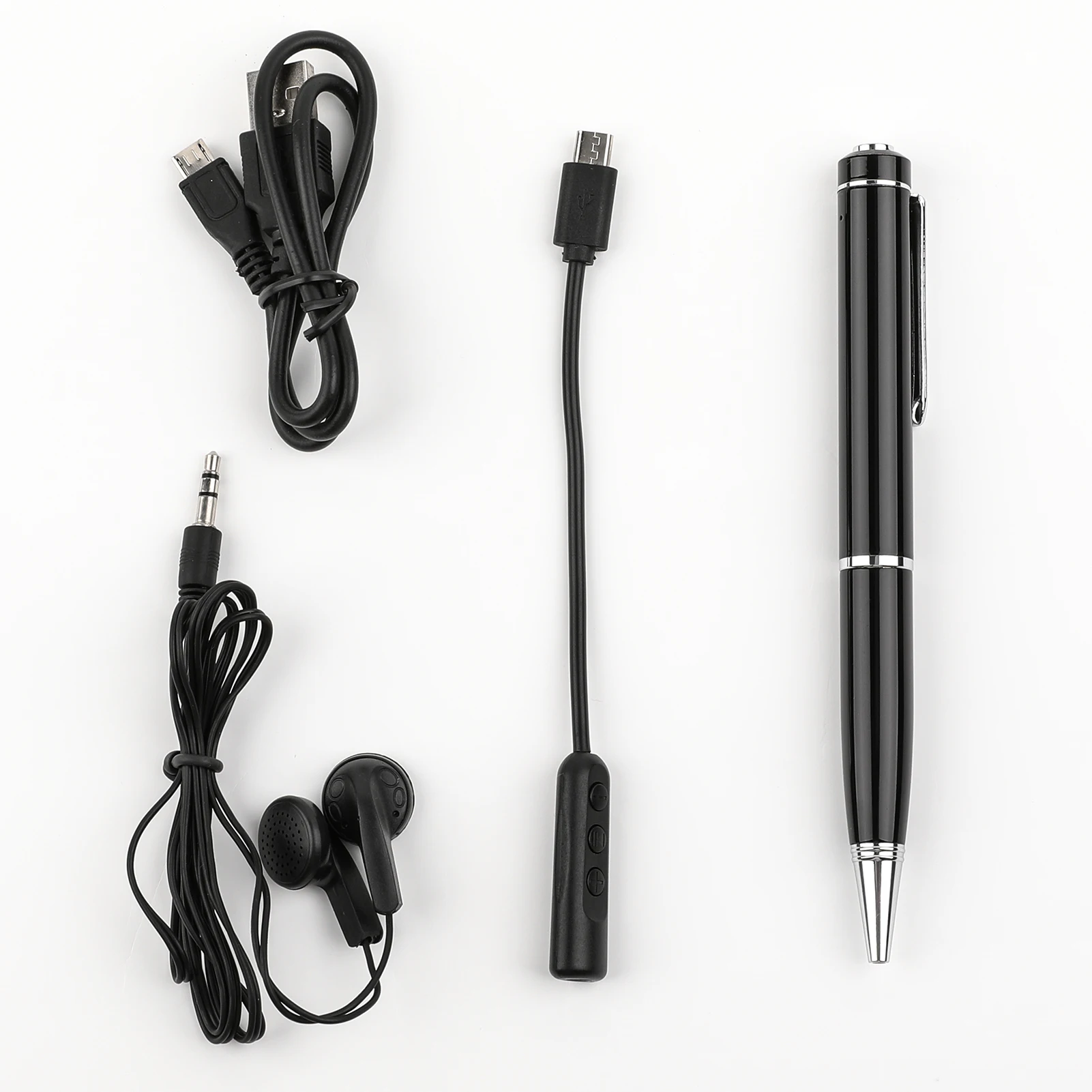 Digitaler Diktierstift Mit Sprachaktivierung – Tragbares Aufnahmegerät Mit Musikplayer, Usb-Kabel &Amp; Ohrhörern Für Büro, Studium &Amp; Alltag Digitaler Diktierstift Mit Sprachaktivierung – Tragbares Aufnahmegerät Mit Musikplayer, Usb-Kabel &Amp; Ohrhörern Für Büro, Studium &Amp; Alltag - Image 5